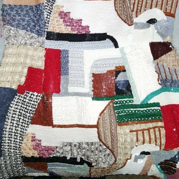 $5,200 OSCAR DE LA RENTA PICASSO ART EXCL EMB SILK SEQUIN RUNW DRESS US 8 - Picture 4 of 15